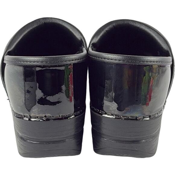 Dansko Women's Professional Petrol Patent Leather Clog Size 37 - Picture 7 of 10